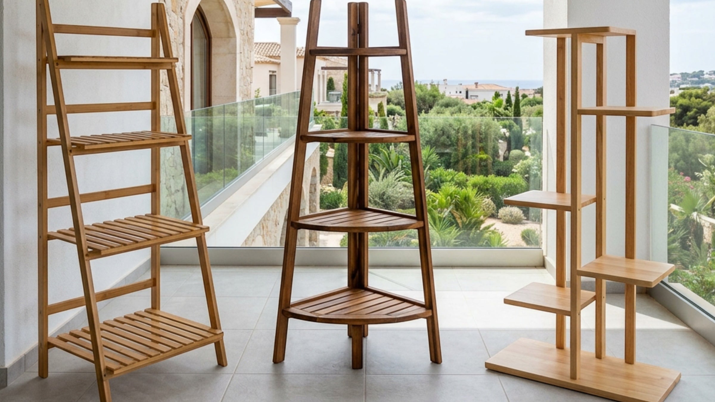 Ldkwb Multi-Tier Wooden Plant Stands